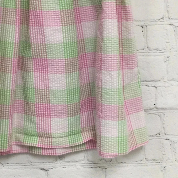 Petit Ami pink green Gingham Dress 2T - Picture 2 of 6
